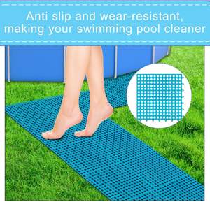 Accesorios duraderos para piscinas, estera de drenaje impermeable antideslizante, <span class=keywords><strong>Protector</strong></span> de <span class=keywords><strong>suelo</strong></span> para piscinas, Herramientas de limpieza, 30x30cm - Product Image 5