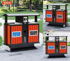 Poubelles extérieures, conteneurs à déchets en acier inoxydable <span class=keywords><strong>pour</strong></span> les espaces publics, les parcs, les complexes, les conteneurs à déchets de fruits et légumes - Product Image 2