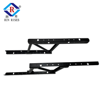 Table basse B08-1 réglable avec mécanisme de levage lisse Métal durable Réglage pratique de la hauteur Meubles d'hôtel réutilisables