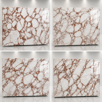 Harga Slab Marmer Calacatta Rosso |   Batu Alam Poles Putih dan Merah 18mm untuk Dekorasi Dinding Hotel Villa Mewah 2026