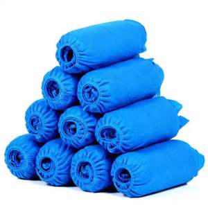 Couvre-<span class=keywords><strong>chaussures</strong></span> jetable antidérapant non tissé Couvre-<span class=keywords><strong>chaussures</strong></span> jetable élastique <span class=keywords><strong>de</strong></span> protection anti-poussière antidérapant (un paquet <span class=keywords><strong>de</strong></span> 100 pièces) - Product Image 4