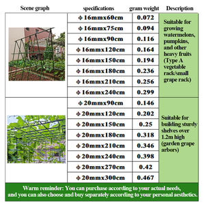 Телескопическая Выдвижная опора для растений, садовые колья, столбы с полиэтиленовым покрытием, пластиковая палка - Product Image 4