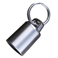 TGZUO Mini porte-pilules en titane étanche CNC EDC, étui porte-clés pour médicaments d'urgence, carte SIM, personnalisable OEM/ODM