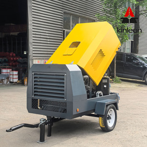 Compressore industriale <span class=keywords><strong>diesel</strong></span> a vite 185CFM 8bar con motore Yuchai, <span class=keywords><strong>per</strong></span> impianto di perforazione portatile con cuscinetti e motore - Product Image 3