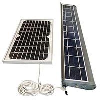 Panneau d'affichage à énergie solaire Panneau d'affichage sans fil Panneau publicitaire Lumière de sécurité pour patio Porte arrière Bâtiment Arrêt de bus