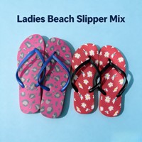 0,48 Dollar GLL062 Tongs de plage pour femmes, couleurs assorties, imprimé floral, chaussures décontractées d'extérieur, motifs variés, vente en gros