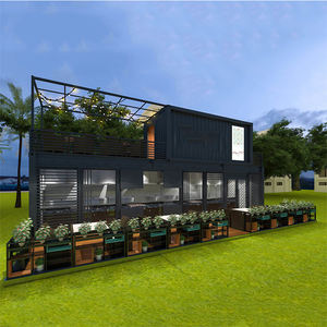Casa contenedor desmontable estructuras de acero casa modular pequeña casa de oficina en casa precios de contenedores - Product Image 1