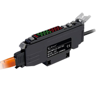 Amplificateur de fibre optique numérique double affichage intelligent Leraun 16us, capteur de fibre optique NPN/PNP haute vitesse pour l'automatisation industrielle