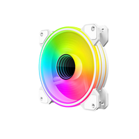 Ventilateur de Boîtier PC RGB 120mm Haute Qualité Silencieux 4 Broches PWM pour Gaming, Refroidissement à Roulement Fluide, Boîtier Durable en Plastique pour Châssis PC