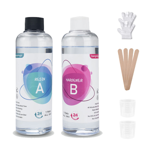ขายตรงจากโรงงาน ชุดเรซิ่นอีพ็อกซี่ใสไร้ฟอง ขนาด 16 ออนซ์ สำหรับมือใหม่ ราคาถูกที่สุด - Product Image 2