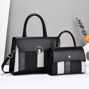 Conjunto de bolsos 2 en 1 de diseño de lujo para mujer al por mayor, monederos clásicos, bolsos de hombro para mujer, bolsos de mano de gran capacidad para trabajar - Product Image 4