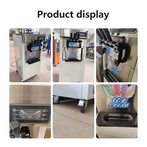 Machine à glace molle verticale à haute efficacité à prix avantageux avec écran tactile LCD, machine à glace commerciale avec 2+1 saveurs - Product Image 6