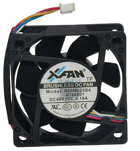 พัดลมระบายความร้อนอินเวอร์เตอร์ <span class=keywords><strong>XFAN</strong></span> QFR0912UHE 48V 0.18A 6025 ของแท้ ผลิตในจีน พัดลมระบายความร้อนสำหรับหม้อน้ำ ขายส่ง - Product Image 1
