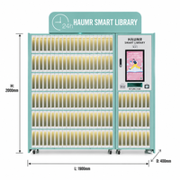 HAUMR OEM ODM Equipo de Biblioteca, Gabinete de Almacenamiento de Libros con Cerradura Electrónica Inteligente, Máquina Expendedora de Libros con Software de Gestión de Bibliotecas