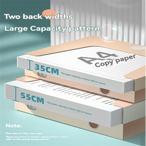 Deli PA109 AZUL 1 caja de archivo macaron <span class=keywords><strong>A4</strong></span> caja de archivo carpeta caja de almacenamiento CUADRO DE CONTABILIDAD reanudar viento suministros de oficina - Product Image 2