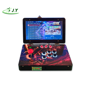 Console de jeu vidéo portable d'arcade domestique à écran pliable de 14 pouces, pour deux joueurs, machine de combat <span class=keywords><strong>rétro</strong></span> classique en métal, garantie 1 an - Product Image 2