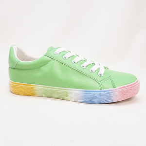 De moda de tacón plano de las mujeres blancas zapatillas de lona zapatos de <span class=keywords><strong>mujer</strong></span> zapatos vulcanizados - Product Image 4
