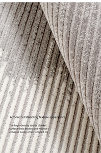 Thảm Everest 120x170 cm, kiểu hiện đại, hiệu ứng 3D, lông ngắn, màu be, kỹ thuật Jacquard mật độ cao, mềm mại dễ chịu cho phòng khách - Product Image 6