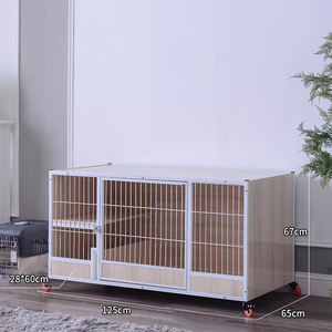 Casa para Gatos de Madera Maciza de Lujo, Grande, Impermeable y Fácil de Limpiar, para Tienda de Mascotas/Gatoteca/Sala de Estar/Veterinaria - Product Image 1