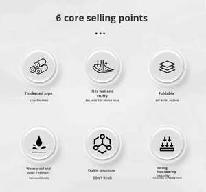 <span class=keywords><strong>Lit</strong></span> surélevé pour animaux <span class=keywords><strong>de</strong></span> compagnie, grand format, avec cadre en acier inoxydable, pour extérieur, camping, résistant à l'humidité, lavable, solide - Product Image 6