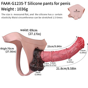 Silicone Horse Dildo Thong with clitoris grinder <b>vibrator</b> for Women Lesbian Real solid animal Penis pants couple roleplay Sets - Product Image 6