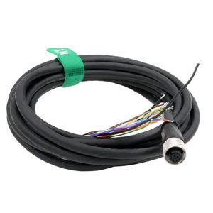 Câble d'alimentation HangTon Power Io M12 A-Code 12 broches pour lecteur de capteur de vision industrielle - Product Image 2