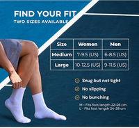 Chaussettes de sport confortables avec soutien de la voûte plantaire et amorti en coton biologique pour pickleball et tennis