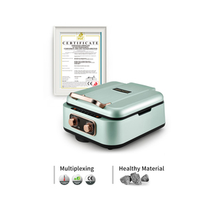 Nueva sartén eléctrica antiadherente de aluminio fundido, fábrica al por mayor, <span class=keywords><strong>olla</strong></span> caliente eléctrica y parrilla de barbacoa, horno de pizza multifuncional - Product Image 1