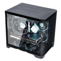 Gabinete de PC para Juegos al por Mayor, Torre Completa, Cristal Templado, ATX, con Ventilador RGB