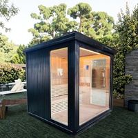 Bestseller 6kw Havia Chauffage Moderne Sauna Traditionnel Extérieur Sec et Humide Infrarouge Lointain Pin Intérieur