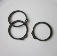 5100-78 Spring Steel External Retaining Ring High-Thrust Radial Fastener Black Finish 46-54Hrc Imperial for Automotive & Pumps