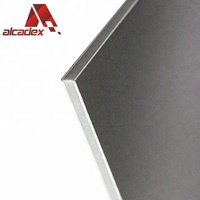 A2 Paneles compuestos de aluminio ignífugos Material de construcción Curtion Revestimiento de paredes Fachada Ignífugo ACM