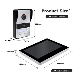इंटरकॉम वीडियो पॉइ डोरबेल tcp/ip तार वीडियो इंटरकॉम सिस्टम डोर फोन मल्टी अपार्टमेंट बिल्डिंग के लिए ट्यूया के साथ - Product Image 4