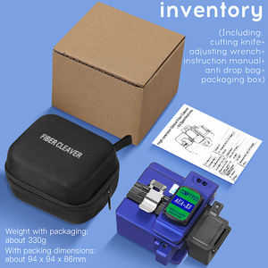 COMTYCO光ファイバークリーバーAUA-X5 16両面刃ホットメルト冷間溶接FTTH切削工具光ファイバークリーバー - Product Image 6