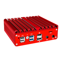 Mini PC Industrial Ddr4 Pfsense Intel Celeron 8Gb 4 Lan J4125 Sin Ventilador Linux Wins Win10 Win 11 Android 4G Wifi con Ranura para Tarjeta SIM