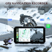 Model Dashcam Motor Terlaris Motoway M6 Apple Wireless CarPlay Android Auto Tahan Air Dari Henan