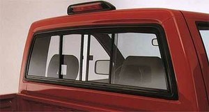 Hợp kim nhôm tự động & kính cường lực trượt kính chắn gió cửa sổ phía sau cho xe bán tải-Kích thước tùy chỉnh màu đen - Product Image 5