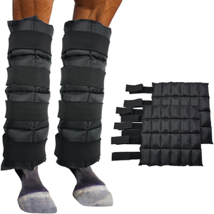 Bottes de refroidissement réutilisables pour chevaux, pour l'entraînement équestre, soutien confortable pour les blessures, bandages pour les jambes de cheval, pack de glace chaud et froid - Product Image 1