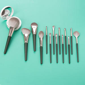 DailyQueen 14 pièces ensemble de <span class=keywords><strong>pinceaux</strong></span> de <span class=keywords><strong>maquillage</strong></span> meilleure qualité manche en bois <span class=keywords><strong>pas</strong></span> <span class=keywords><strong>cher</strong></span> marque privée <span class=keywords><strong>kit</strong></span> de <span class=keywords><strong>pinceaux</strong></span> cosmétiques blancs - Product Image 3