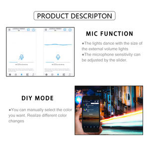 Controle de malha bt, controlador de malha led ufo rgb/rgbw DC12-24V 16a max 192w 4a/ch hao deng app, suporte para controle móvel, modo de música de temporização para grupo - Product Image 5