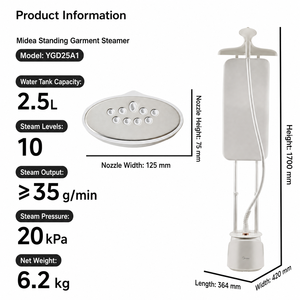 Défroisseur vapeur vertical 2-en-1 <span class=keywords><strong>avec</strong></span> planche <span class=keywords><strong>à</strong></span> <span class=keywords><strong>repasser</strong></span> extensible - Product Image 3