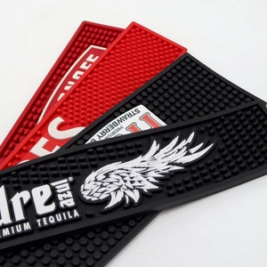 Esterilla de goma personalizada para Bar, Esteras de goma para beber cerveza, impresión o relieve, logotipo personalizado - Product Image 2