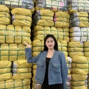 Bán Buôn Secondhand Quần Áo Phụ Nữ Mùa Hè Đi Thời Trang Cotton Dài Ăn Mặc Sử Dụng Quần Áo Hỗn Hợp Trong Kiện Cho USA