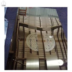 304 दर्पण खत्म सोने etched स्टेनलेस स्टील लिफ्ट शीट कीमत - Product Image 3
