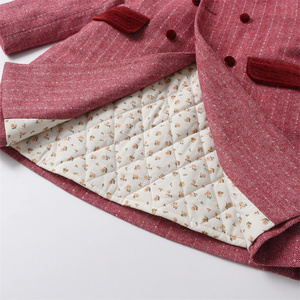 Nuovi Cappotti Lunghi in Cotone per Bambine 2026, Stile Inglese, Giacche <span class=keywords><strong>Invernali</strong></span> Spesse per Bambini, Abbigliamento Esterno per Bambini Piccoli - Product Image 5