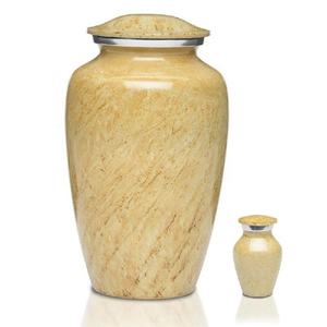 Urna Funeraria de Aluminio Premium para Adultos, Acabado Mármol, Estilo Americano, Impermeable, Elegante, para Cenizas Humanas, Artículos Funerarios - Product Image 5