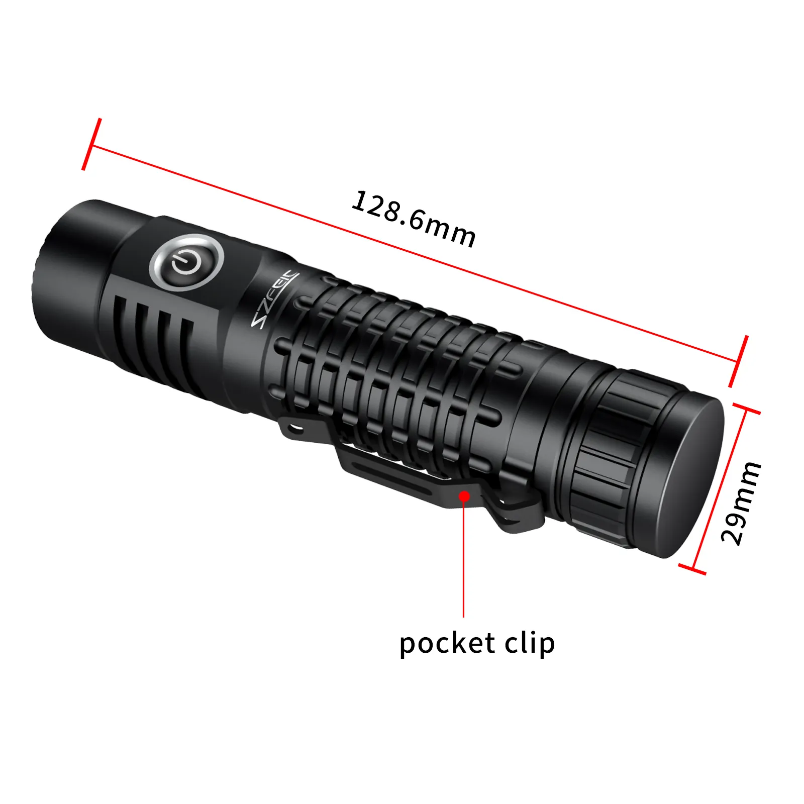 XML3 senter LED & senter Zoom 18650 m, Lumen tinggi Super terang 3000 tipe-c USB dapat diisi ulang jarak jauh kuat