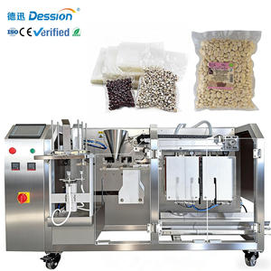 Machine d'emballage automatique à double chambre sous vide pour sacs Doypack préformés pour <span class=keywords><strong>riz</strong></span>, pois, haricots rouges, soja et céréales - Product Image 1
