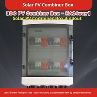 Caja de Distribución Fotovoltaica RUIPEIN HA24, 4 Entradas y 4 Salidas, DC1000V, IP65, ABS+PC, Certificación CE, Caja Combinadora de Energía Solar