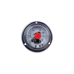 YNXC60ZT 25bar Exacte roestvrijstalen vloeistofgevulde axiale schokabsorberende drukmeter voor luchttesten - Product Image 1